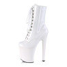 Pleaser XTREME-1020 White Patent Sale Women