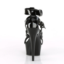 Pleaser DELIGHT-658 Patent Strappy High Heels Sandals