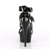 Pleaser DELIGHT-658 Patent Strappy High Heels Sandals