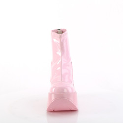 Demonia DYNAMITE-100 Rose Hologram Platform Wedge Boots