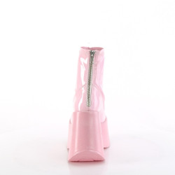 Demonia DYNAMITE-100 Rose Hologram Platform Wedge Boots