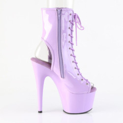 Pleaser ADORE-1016 Lavender Patent Women Ankle Boots