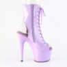Pleaser ADORE-1016 Lavender Patent Women Ankle Boots