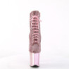Pleaser FLAMINGO-1020CHRS Rose Strass Chrome Sale Women