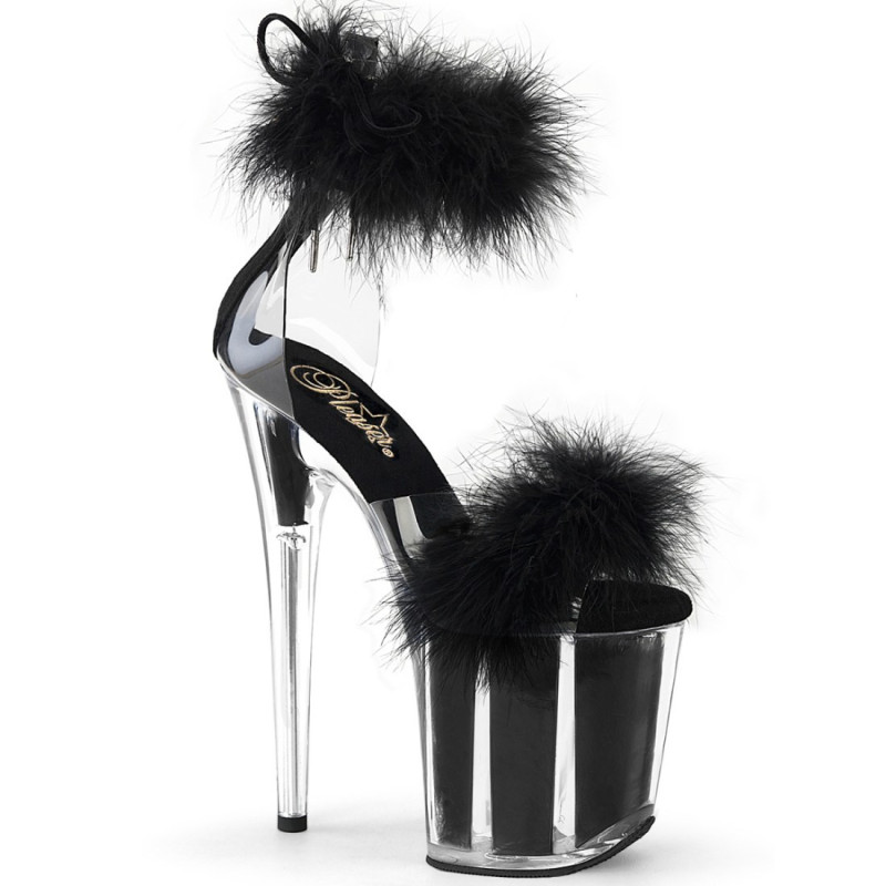 Pleaser FLAMINGO-824F Black Exotic Pole Dance High Heels Pleaser FLAMINGO-824F Black Exotic Pole Dance High Heels