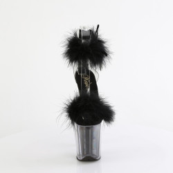 Pleaser FLAMINGO-824F Black Exotic Pole Dance High Heels