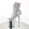 Pleaser FLAMINGO-1020CHRS Silver Strass Chrome Sale