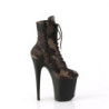 Pleaser FLAMINGO-1020CM Green Camouflage Mesh Black