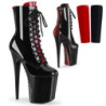Fabulicious SULTRY-1020 Lace-Up Heeled Ankle Boot Women