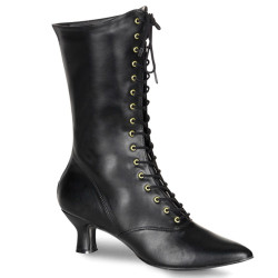 Funtasma VICTORIAN-120 Vegan Victorian Women Ankle Boots