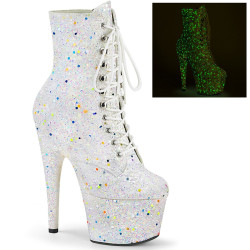 Pleaser ADORE-1020GDLG White Glitter Sale Women