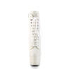 Pleaser ADORE-1020GDLG White Glitter Sale Women