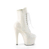 Pleaser ADORE-1020GDLG White Glitter Sale Women