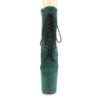 Pleaser FLAMINGO-1020FS Green Suede Sale Women