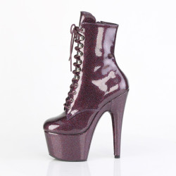 Pleaser ADORE-1020GP Eggplant Glitter Patent Sale Women