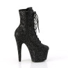 Pleaser ADORE-1020GWR Black Glitter Sale Women