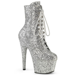 Pleaser ADORE-1020GWR Silver Glitter Sale Women