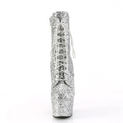 Pleaser ADORE-1020GWR Silver Glitter Sale Women