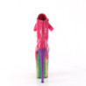 Pleaser FLAMINGO-1020HG Pink Hologram Patent Rainbow