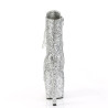 Pleaser ADORE-1020GWR Silver Glitter Sale Women