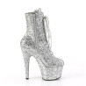 Pleaser ADORE-1020GWR Silver Glitter Sale Women