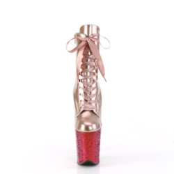 Pleaser FLAMINGO-1020HG Rose Gold Hologram Patent