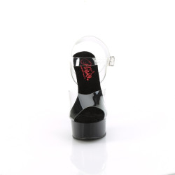 Pleaser EXCITE-608 Transparent Black Sale Women