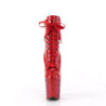 Pleaser FLAMINGO-1020HG Red Hologram Patent Rainbow