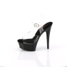 Pleaser EXCITE-608 Transparent Black Sale Women