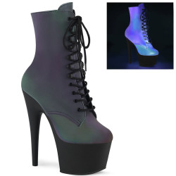 Pleaser ADORE-1020REFL Green Reflective Black Sale Women