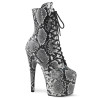 Pleaser ADORE-1020SPWR Black Snake Print Sale Women