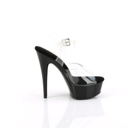 Pleaser EXCITE-608 Transparent Black Sale Women