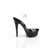 Pleaser EXCITE-608 Transparent Black Sale Women