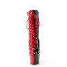 Pleaser ADORE-1040TT Red Black Patent Sale Women