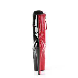 Pleaser ADORE-1040TT Red Black Patent Sale Women