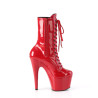 Pleaser ADORE-1040TT Red Black Patent Sale Women
