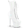 Pleaser ADORE-1040WR-HG White Hologram Patent Sale Women