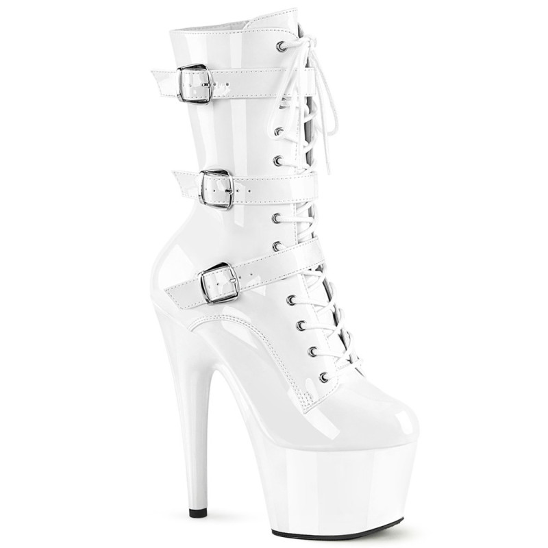 Pleaser ADORE-1043 White Patent Sale Women Pleaser ADORE-1043 White Patent Sale Women