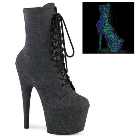 Pleaser ADORE-1020REFL Ankle Boots