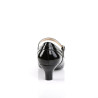 Pleaser Pink Label FAB-425 Black Patent Sale Women