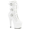 Pleaser ADORE-1043 White Vegan Leather Matching Sale