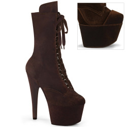 Pleaser ADORE-1045VEL Brown Velvet Sale Women