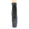 Pleaser ADORE-1020REFL Green Purple Reflective Boots