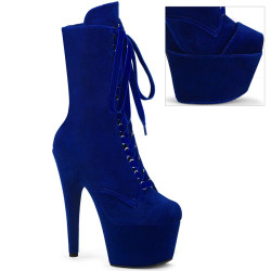 Pleaser ADORE-1045VEL Blue Velvet Sale Women