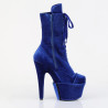 Pleaser ADORE-1045VEL Blue Velvet Sale Women