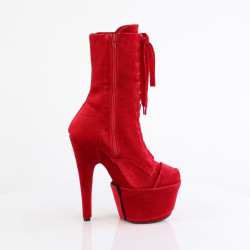 Pleaser ADORE-1045VEL Red Velvet Sale Women