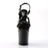 Pleaser FLAMINGO-831 Black Patent Sale Women