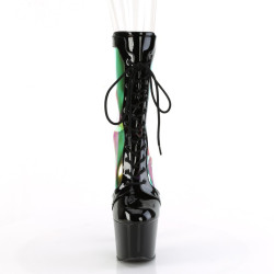 Pleaser ADORE-1047 Black Patent Hologram Sale Women