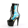 Pleaser ADORE-1047 Black Patent Hologram Sale Women