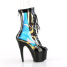 Pleaser ADORE-1047 Black Patent Hologram Sale Women